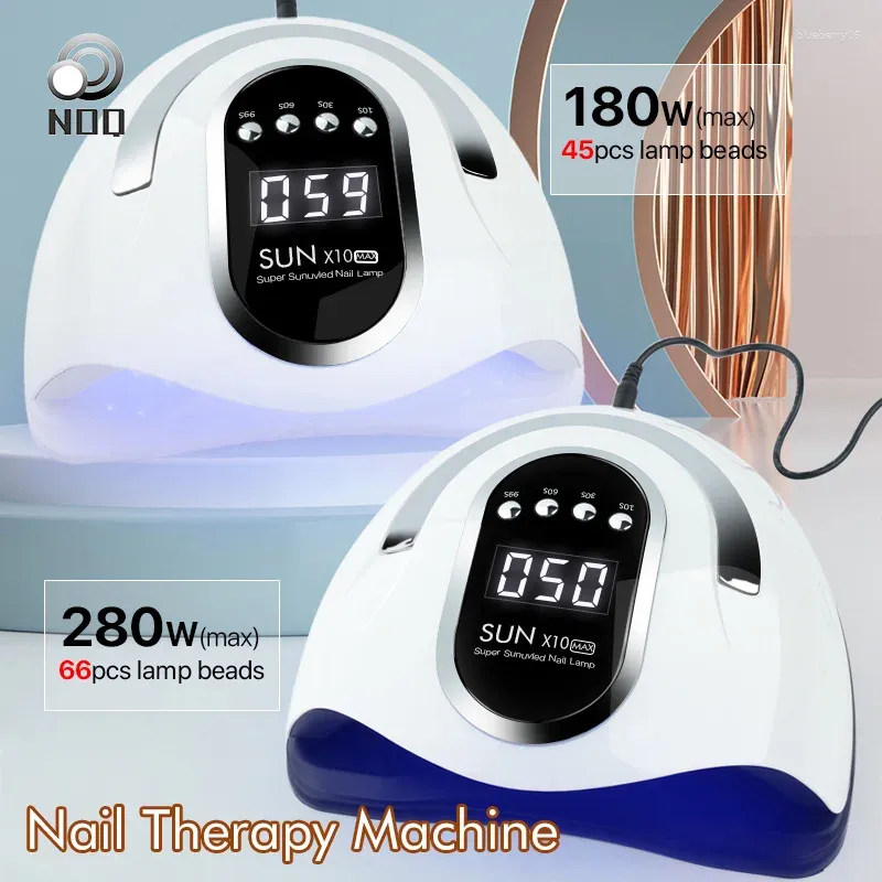 Nail Dryers UV LED Lamp Gel Nails Polish Dryer 66LEDS Light Machine Travel Home School Salon Use Drying Double Hands