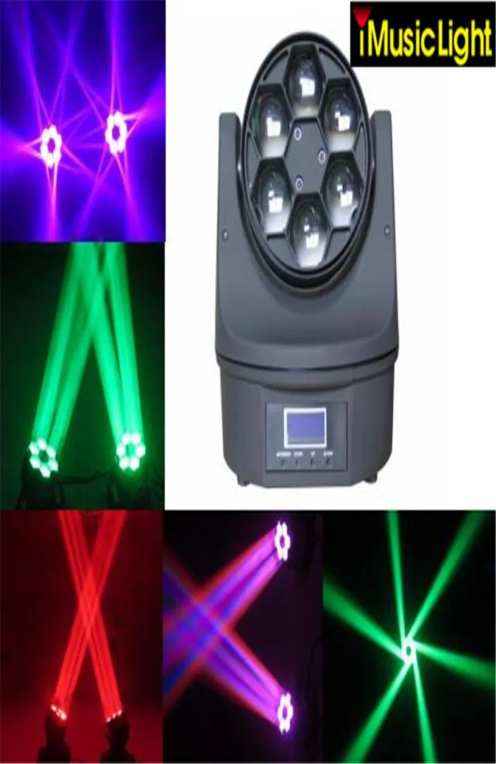 4pcslot 615W Osram RGBW 4in1 LED Mini Bee Eye Beam Light DMX512 WASH MOVEMENT MOVEMENT