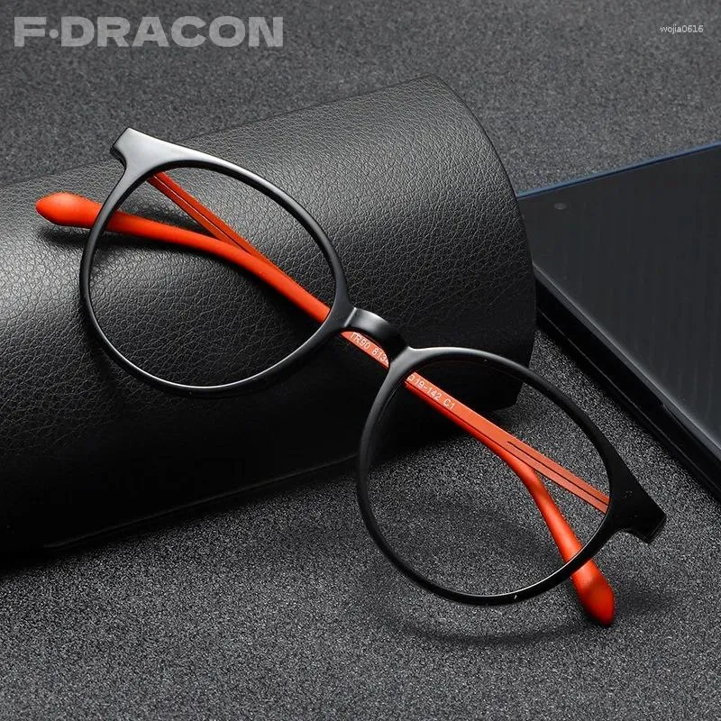 Солнцезащитные очки рамы TR90 рамки Eyeglass 2024 Круглая высокая четка модные оптические рецептурные очки для мужчин 81343