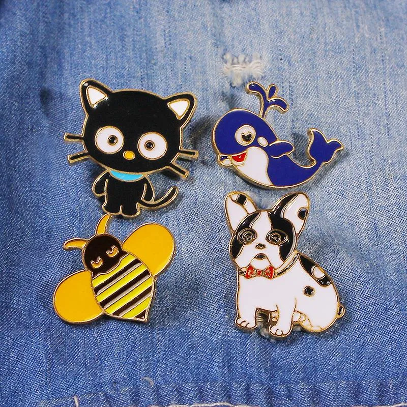 halloween animals enamel pins childhood game movie film pin Cute Anime Movies Games Hard Enamel Pins Collect Cartoon Brooch Backpack Hat Bag Collar Lapel Badges