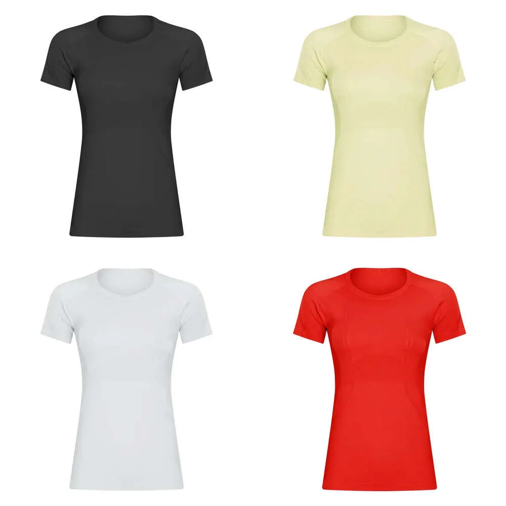 Crew L_2067 T-shirt Femmes Chemises à manches courtes Tops Sweat-shirt à séchage rapide Vêtements Fiess