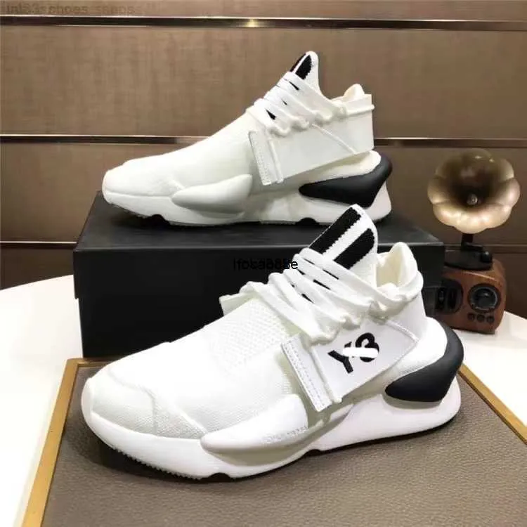 2023S Y3 Designer Designer Sneakers Мужчины повседневные тренеры Черно-белая красная желтая леди Y-3 Kusari II Мода Женщины Размер 36-45