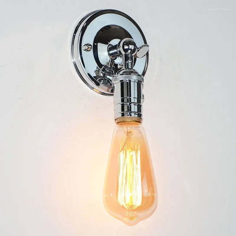 Lâmpada de parede é contemporânea e contraída Personalidade do corredor eólico da cabeça Uma cama pendurada lâmpadas lanternas