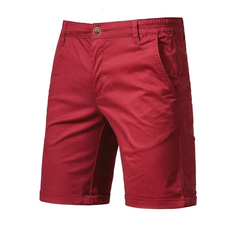 Y2K Summer 100 Cotton Gym Shorts Mens Business Casual Bermuda Bermuda Bermuda Beach per uomini Hommes 240403