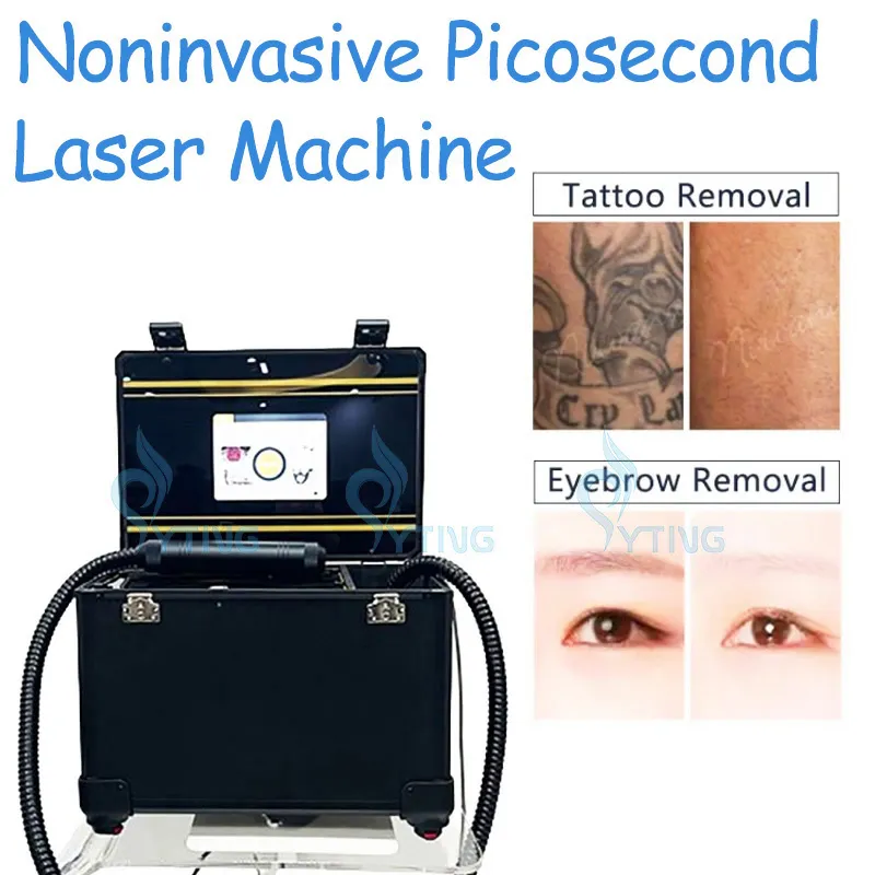 Portable Picolaser Laser Tattoo Removal Tattoo Pigmentation Freckle Removal Picosecond Q Swicth Laser Machine