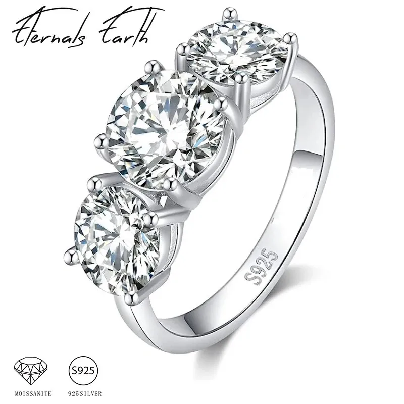 925 Sterling Silver 24 3Row Ring Fashionable Design Highend Light Luxury Niche Gift for Women Girlvän 240417