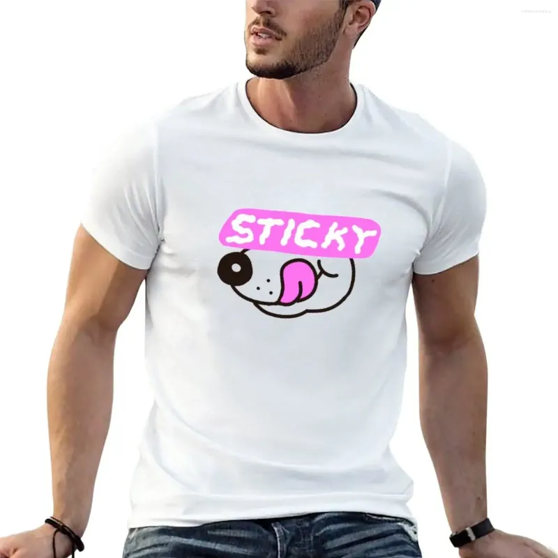 T-shirt appiccicoso per maschili da uomo Summer Top Boys Stampa animale di cotone