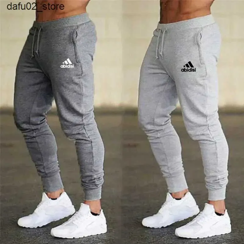Męskie spodnie 2024 Męskie spodnie do joggingu Summer wciągające spodnie sportowe cienkie spodnie sportowe sporne spodnie sportowe Casual Street Clothing Q240417