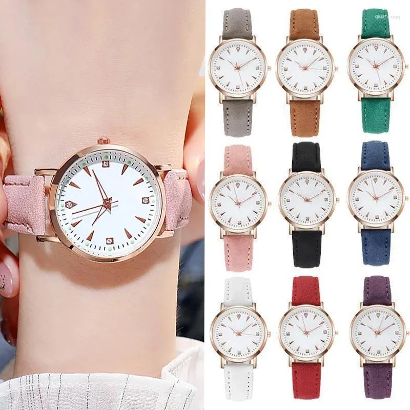 Relógios de luxo para mulheres, luminoso relógio retro feminino, luminoso relógio feminino Belt Back Light Quartz