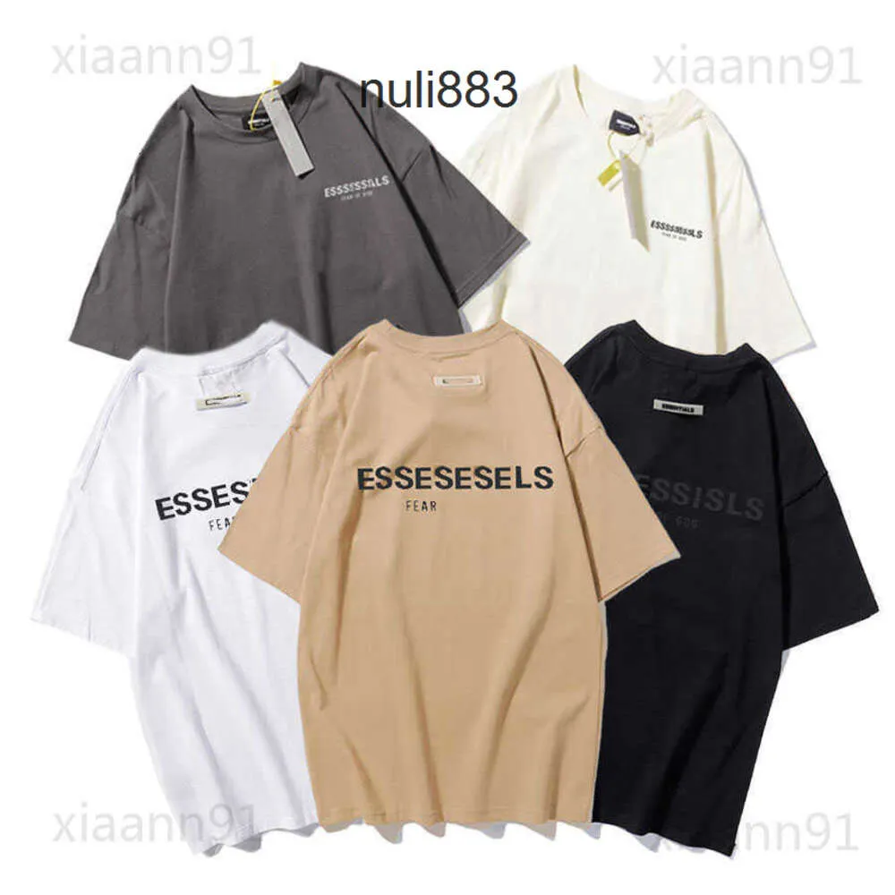 Projektant mody niezbędne szacieczki t -koszulki swobodny essentialsHoodie męskie kobiety letnie esentials bluza z kapturem essen luksusowy drukowana literowa koszulka luźna koszulka