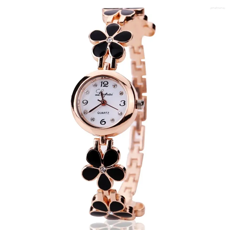 Polshorloges luxe vrouwen Rhinestone mode polshorloge vrouwelijke casual dames horloges armband set klok