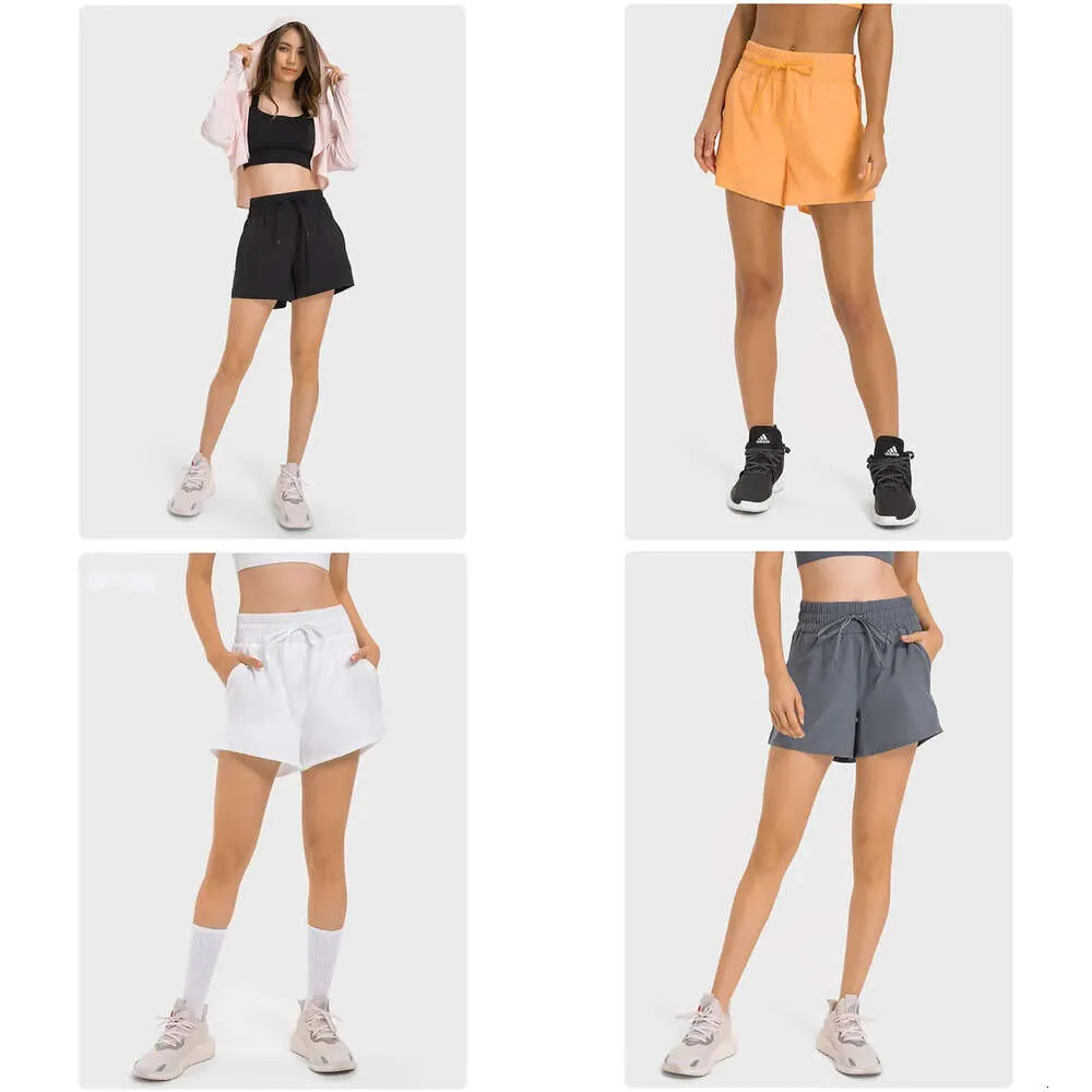 Womens Ll Yoga Shorts Stroje wysokiej talii do joggingu siłownia nosić krótkie dziewczyny