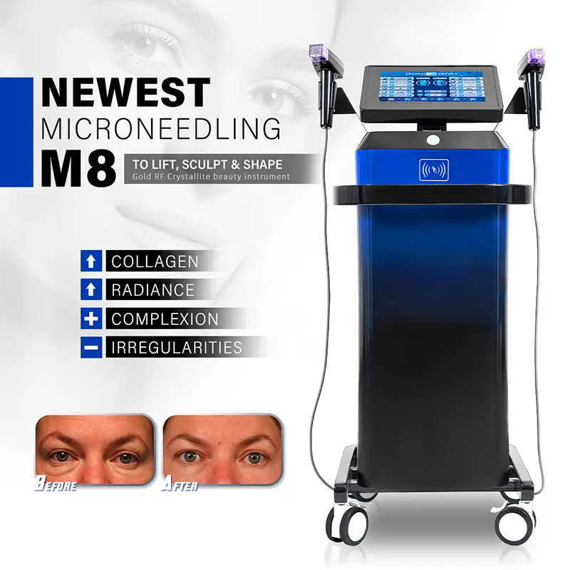 PerfectLaser M8 Fractional RF Miconeedling pour les rides Machine Skin Facial Levage Miconeedle peau Retournation Resserrer l'équipement d'élimination de l'acné de cicatrice