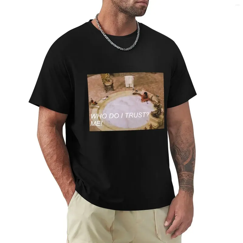 Men's Polos Scarface Trust T-shirt Cave Vêtements Summer Tops Hippie Tshirts pour hommes