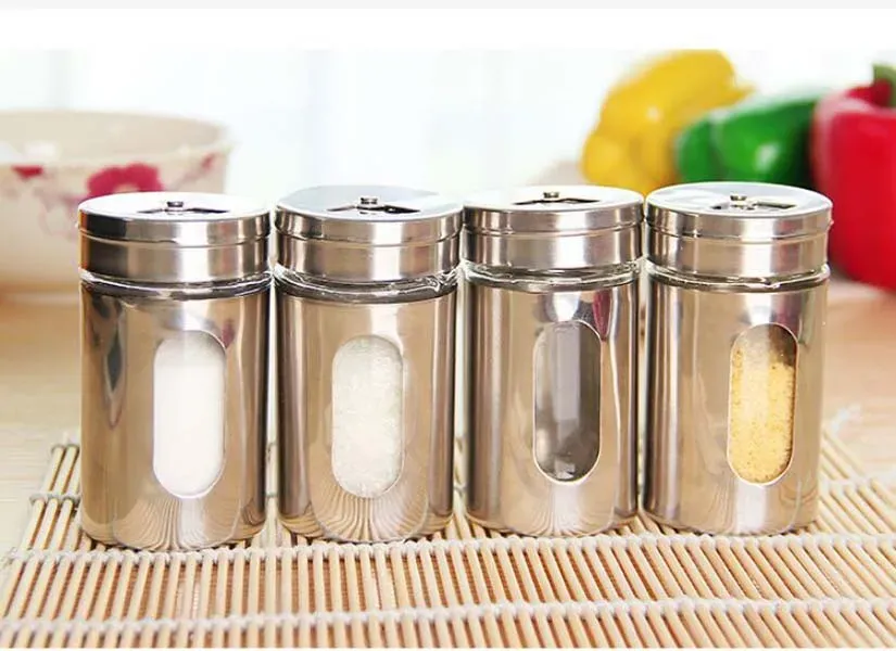 Toothpick cup Spice Pepper Jar Bottle Storage Seasoning Spice Dispenser Container Shaker Kitchen Tool New Free FEDEX DHL