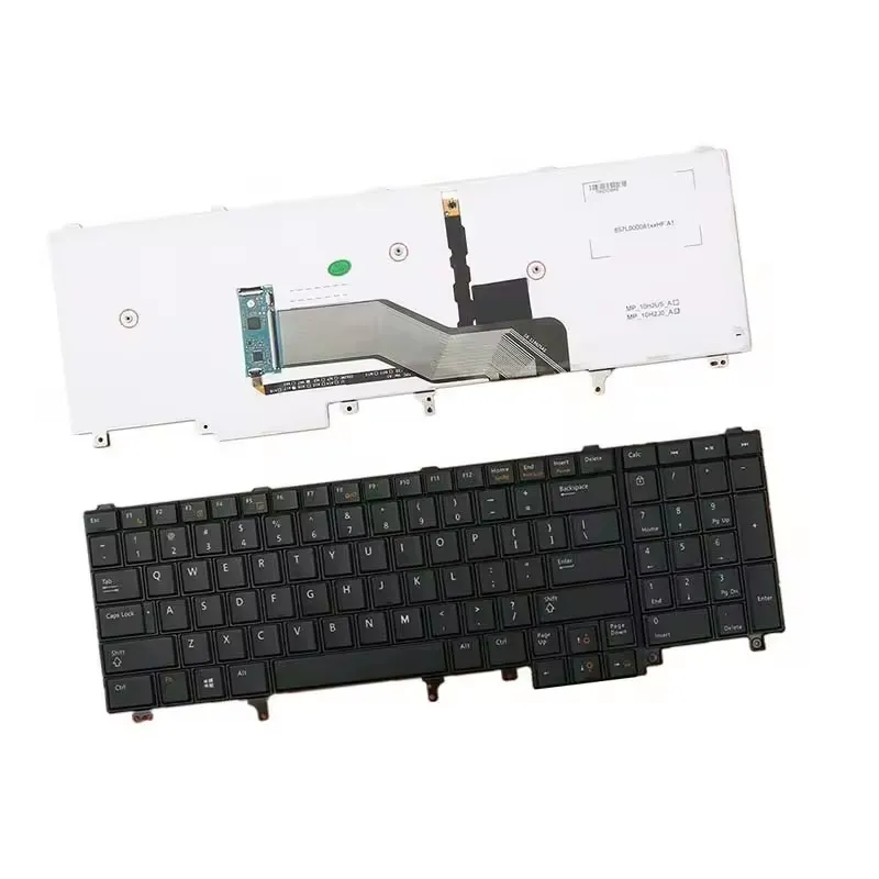 Nuevo puntero de retroiluminación de teclado de EE. UU. Para Dell Precision M4600 M4700 M4800