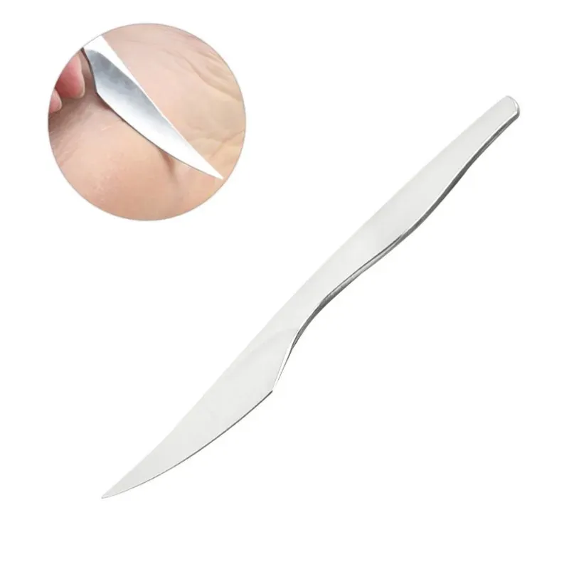 Stainless Steel Pedicure Knife Professional Dry Dead Cuticle Remover Foot Care Tool Nail Tool