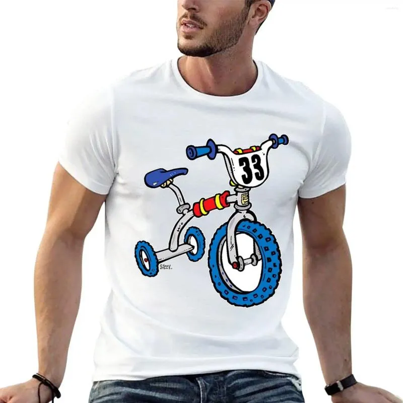 Herren Polos Rad Old School BMX Dreirad T-Shirt Schnell trocknend schweißtreibende Hemd Tees Sommer Tops T-Shirts Männer