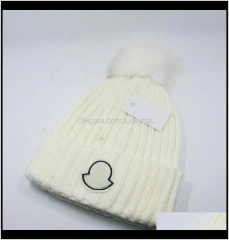 Beanieskull hoeden sjaals handschoenen cessories drop levering 2021 winter mode emmer hoed met letters straat honkbal pet ball cap9138620