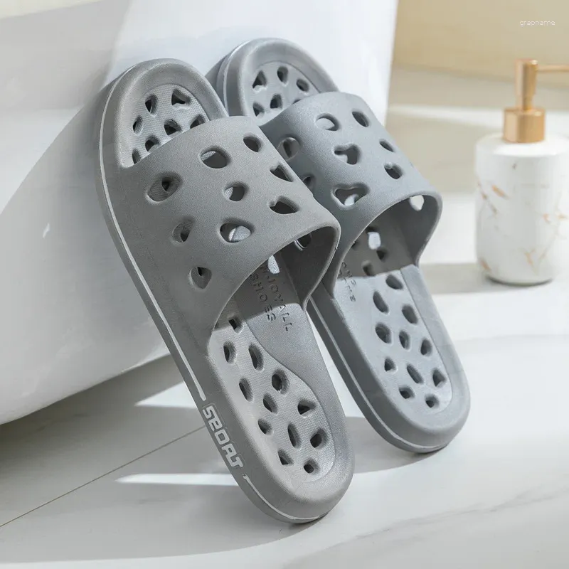 Slippers Shower Men's Home El Bathroom Water Leakage Quick Drying Anti Slip Odor Summer Mop