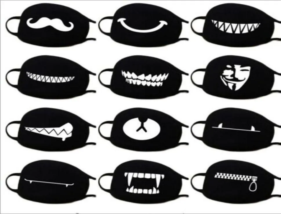 Cotton Dustproof Mouth Face Mask Anime Cartoon Lucky Bear Women Men Muffle Face Mouth Masks GB8877003392