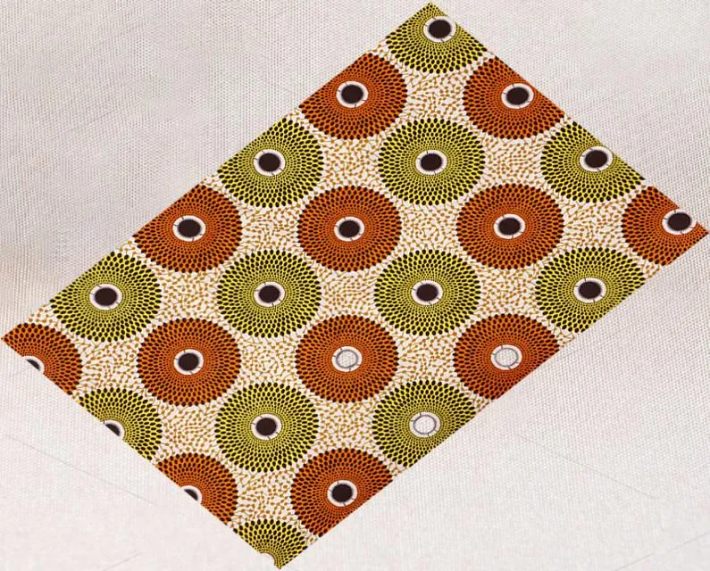 2021 Ankara African Polyester Wax يطبع النسيج Binta Real Wax عالية الجودة 6 Yardpiece African Fabric for Party Press PL5365476387