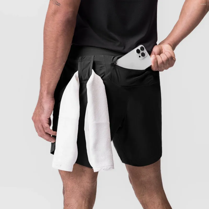Mens gym shorts with back pocket hot sale