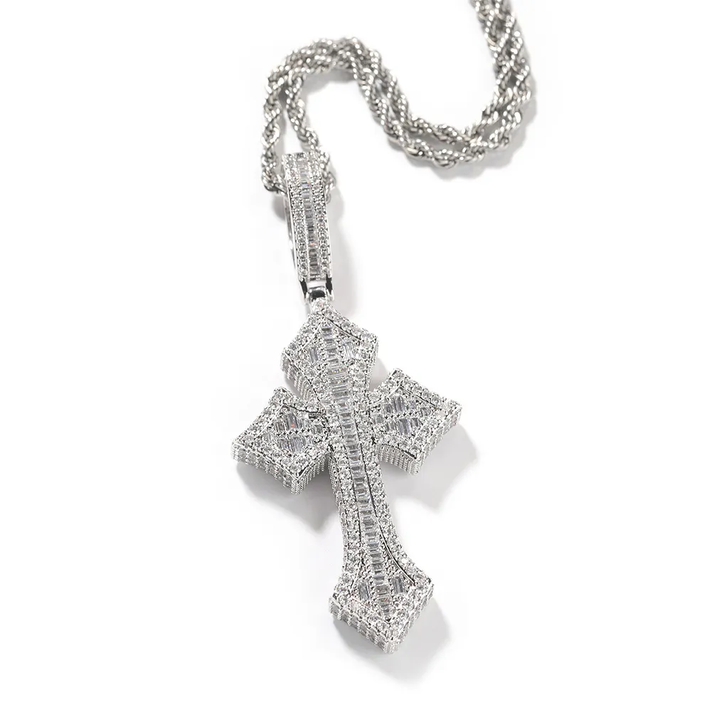 WHYCNJL 1 Pezzo Croce Collana Croce Ciondolo Ali Angelo Custode Collana
