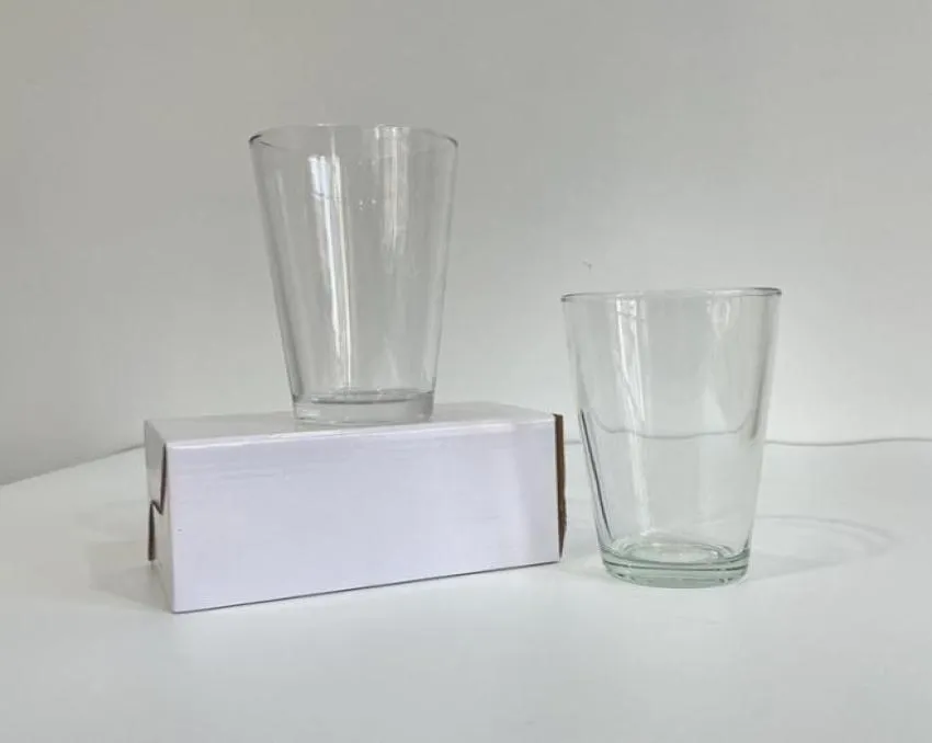 16oz Glass Pint Cup Blank Clear Ving Glasses Beer MUG16200322923100
