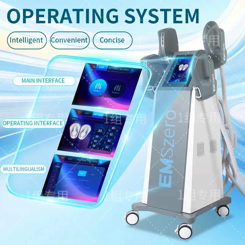 Emszero Neo Body Sculpting Machine 14 Teslas 6500W 200Hz EMS無線周波数RF筋肉刺激装置デバイス