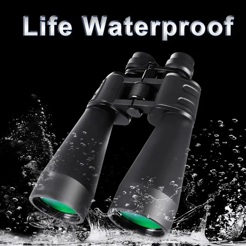 10380x100 Powerful Binoculars Long Range Telescope Zoom HD BAK4 High Magnification Professional Monocular for Hunting Tourism 240408