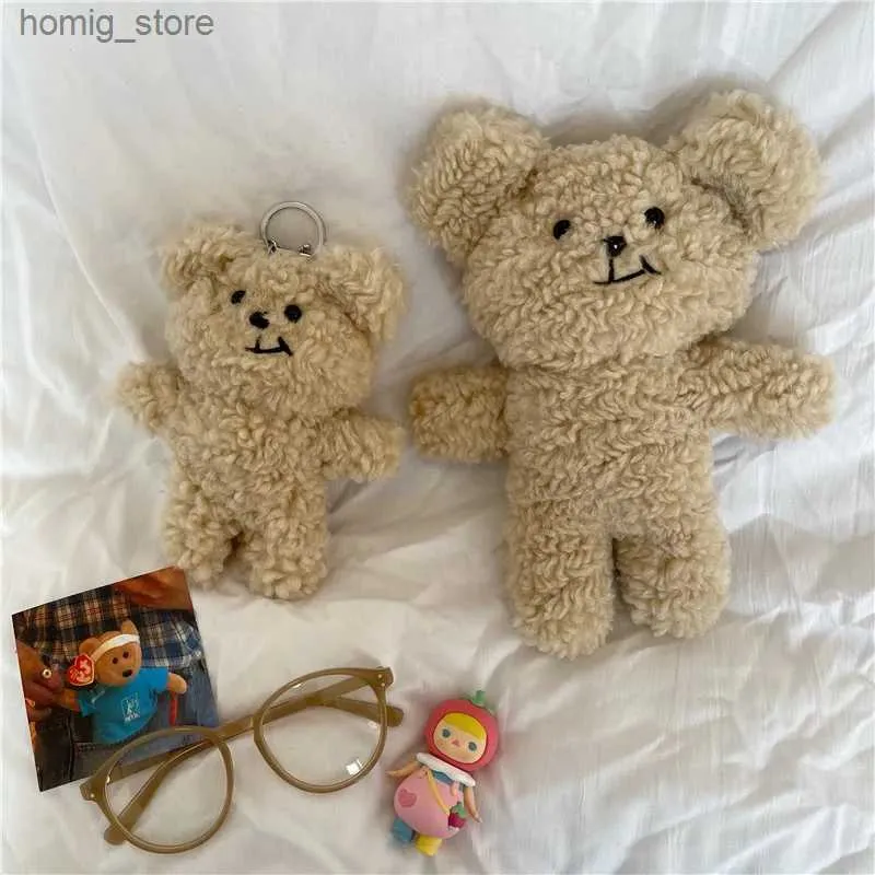 Mignon kawaii ours en peluche poupées toys confort Doll Photography accessoires softs moelleux bébé apaise des cadeaux d'anniversaire décoration de la maison y240415