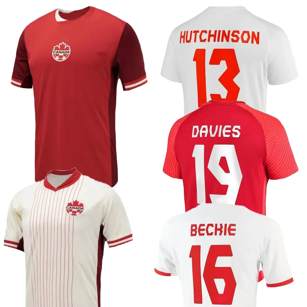 24-25 Canada Soccer JerseyS DAVIES 19 customized Men Women Thai Quality kingcaps HOILETT 10 CAVALLINI 11 J.DAVID 20 KAYE 14 LARYEA 22 MILLAR 23