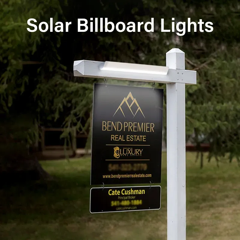 Outdoor wall lamp led Sign Lighting IP65 Solar Powered Billboard lights For Real Estate Sign Posts Sale Lease /pack