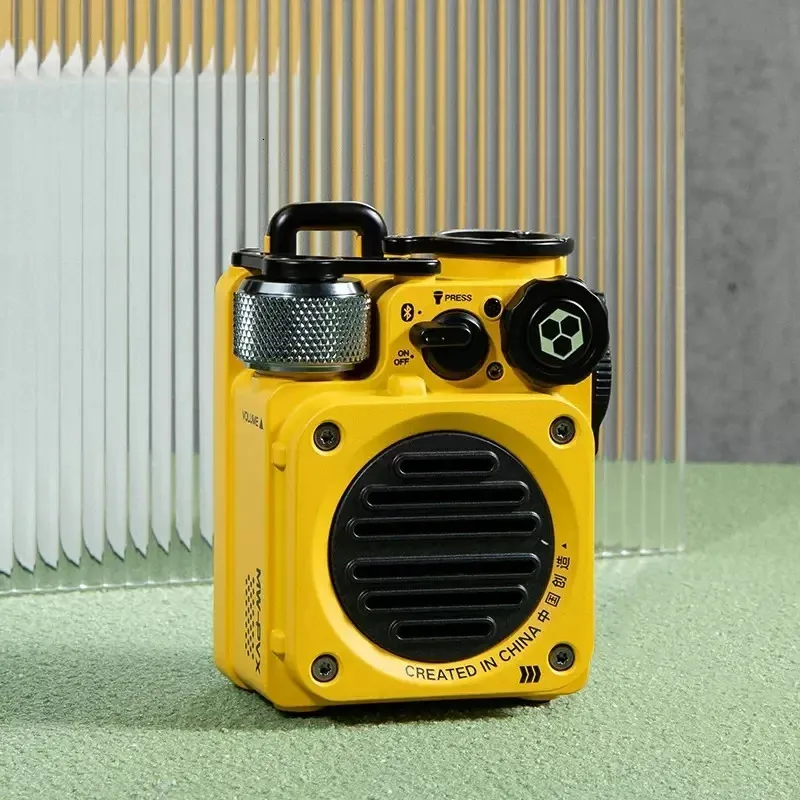 Radioddity RS58 Mini haut-parleur d'extérieur pour téléphone portable, 5 W, câble d'alimentation 71, compatible avec CB-27 Pro, DB20-G