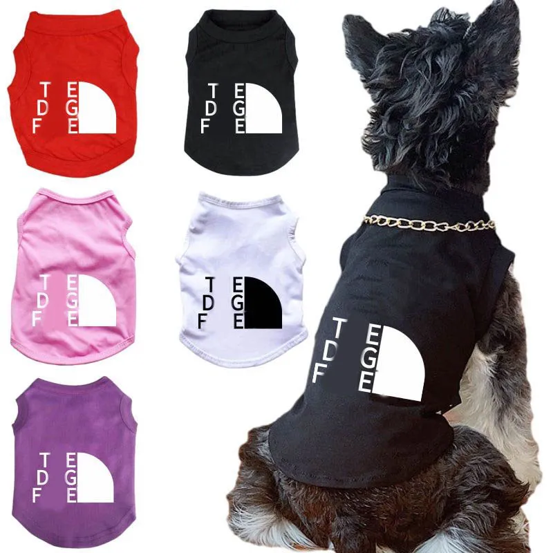 22 styles Summer thin dog clothes pure cotton vest teddy bear golden haired dog fighting puppy medium-sized dog pet clothing CSD2404178