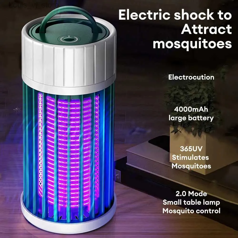 蚊キラーランプ蚊を殺すランプ電気蚊の殺害ランプは、裏庭の中庭での屋内および屋外での使用に使用される夜間光とYQ240417