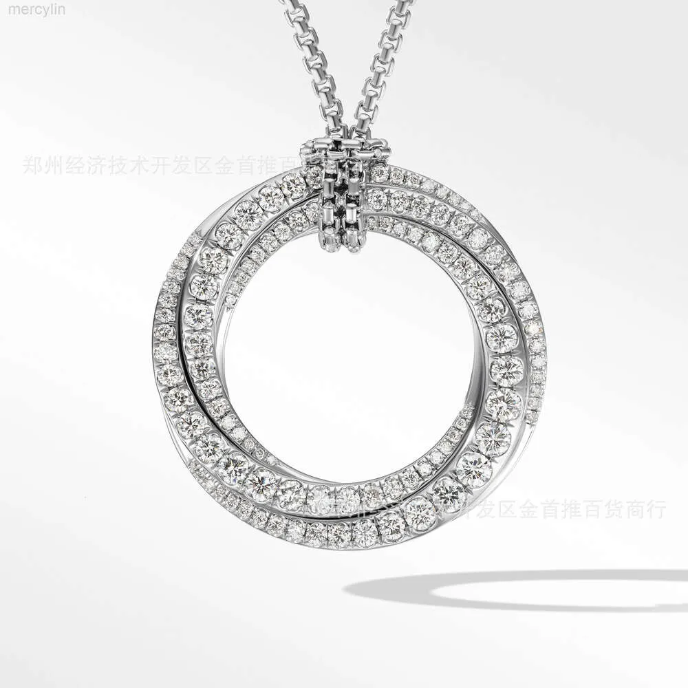 Designer David Yumans Yurma Jewelry Armband XX Fashionabla och populära Zircon Inlaid Ring Pendant Halsband