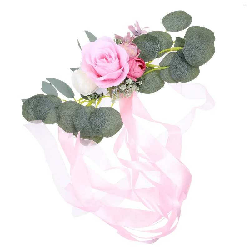 Decoratieve bloemen stoel achterste bloem ornament retro decor bruiloft aanbod gesimuleerde festival scene mori afdeling