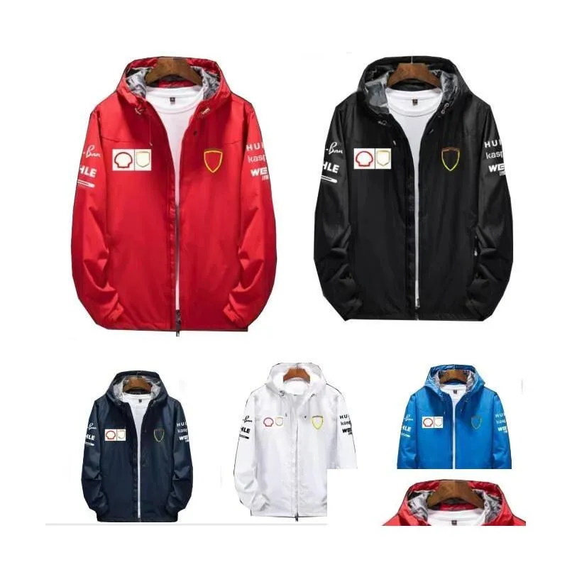 Motorcycle Apparel New F1 Racing Cotton Clothing Autumn And Winter Overalls With The Same Customization Drop Delivery Automobiles Moto Otb0H