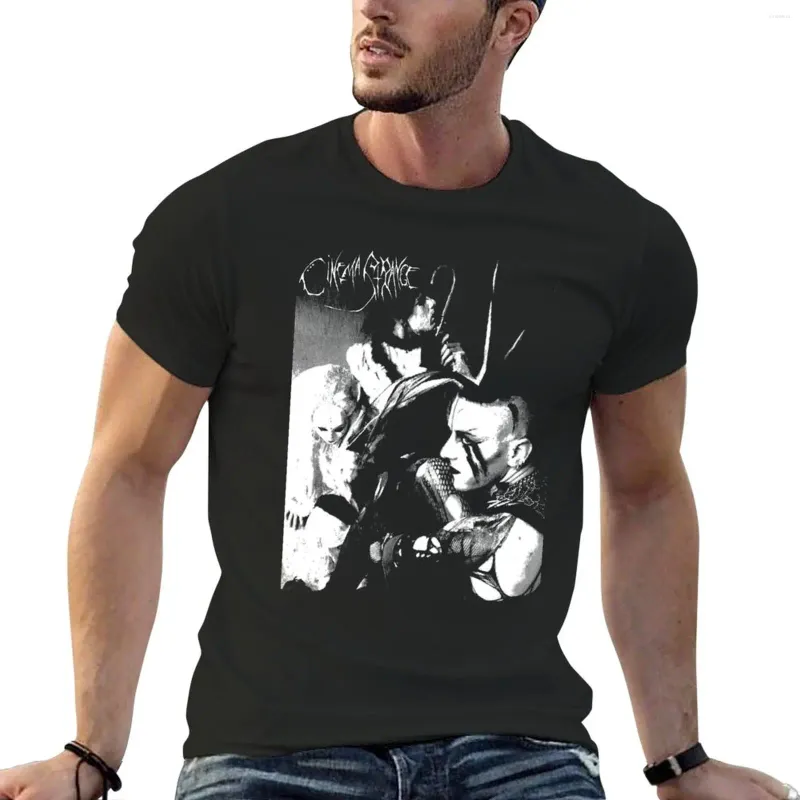 Polos da uomo Cinema Strange T-shirt DeathRock T-Shirt grafico ragazzi Stampa animale stampa coreana camicie divertenti da uomo vintage