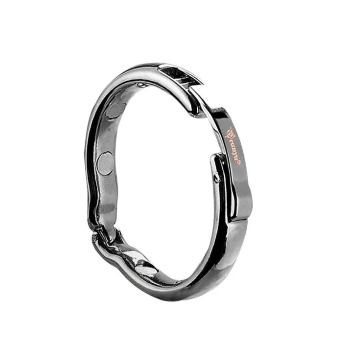 Dia 252830mm for choose adjustable size Magnetic physiotherapy metal V type Circumcision erection penis cock Ring Sex Toy male6228684