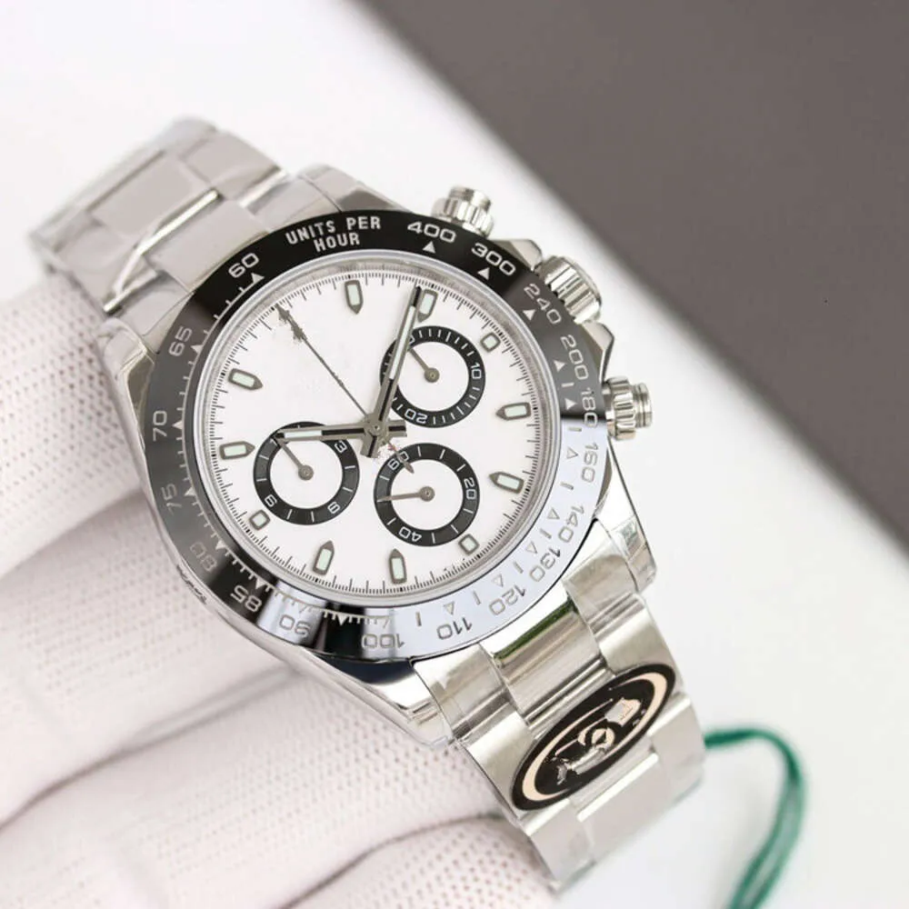 Specialiserade Panda Eye Ditongna Men's Mechanical Watch Yacht Night Glow Three Eyes Six Needles