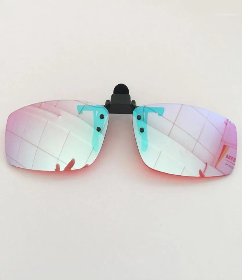 Erkekler renk kör klipsi gözlüklerde kırmızı yeşil körlük zayıflık gözlükleri kadın düzeltme renk körü sürücüsü gözlük15400175