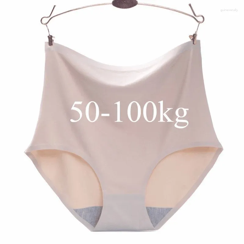Culotte de femmes 50-100 kg plus taille femme smooth lisse des sous-vêtements mincerants de haute hauteur
