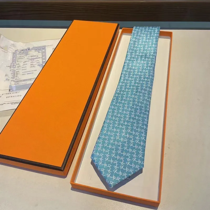 Neue hochwertige Nackenkrawatten Designer Seiden Krawatte Schwarz Blau Jacquard Handgewebt für Männer Hochzeit Casual und Business Krawtie Mode Neck Krawatten Box 136