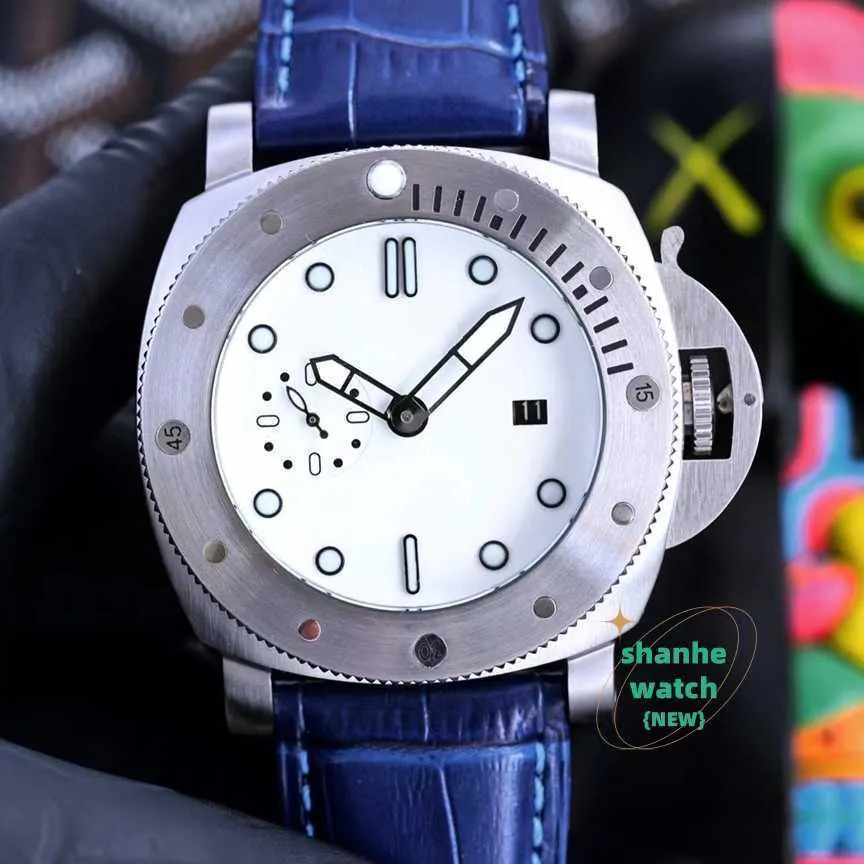 Designer Top Grade Wristwatch Fully Automatic Mechanical Watches with Small Dial Head Layer Cowhide Leather Strap Watch