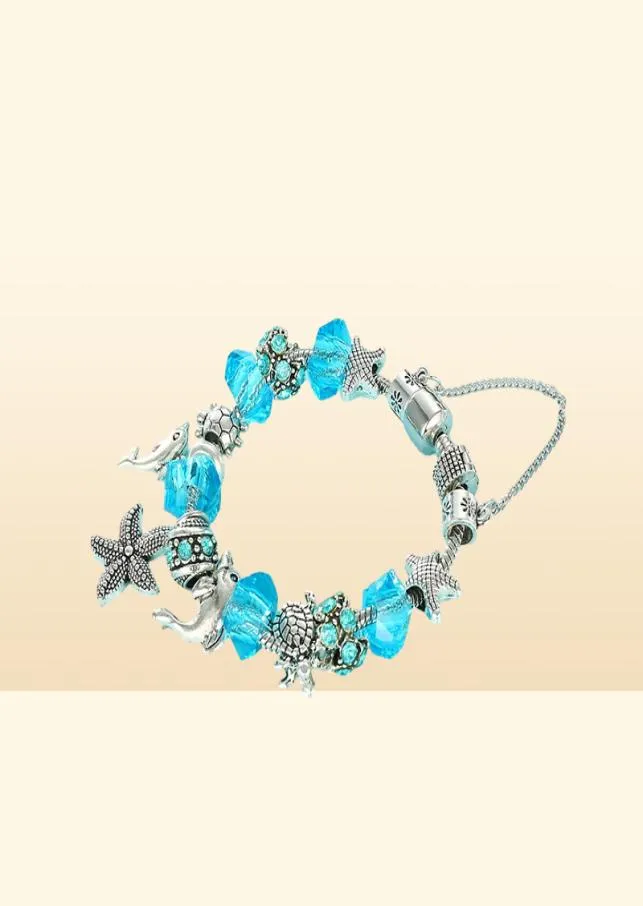 NOUVEAU CHARM BRACEULEMENT DOLPHIN PRENDANT STARFISH POUR SILTAGE BRACET ÉLÉGANT BRACET ÉLÉGANT POUR FEMMES DIY BIELRIE DE DIY A1660939