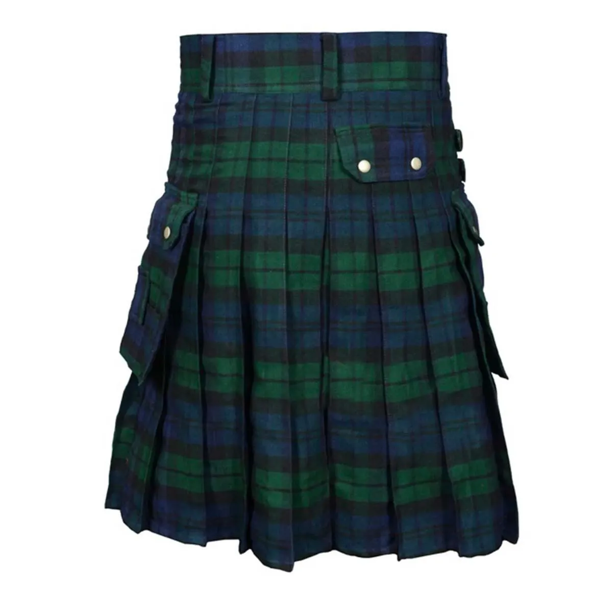 Men's Traditional Scottish Tartan Kilt, Vintage Plaid Skirt in Wool ...