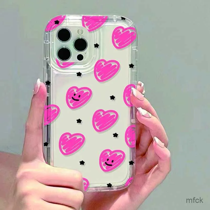 Casos de telefone celular capa de telefone rosa macia para telefone 11 capa telefone 12 13 14 15 Pro máximo xs xr x 7 8 mais SE 2020 Tampa de nó de choque à prova de choque